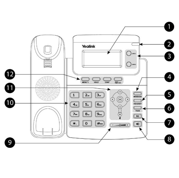 yealink enterprise ip phone sip t20